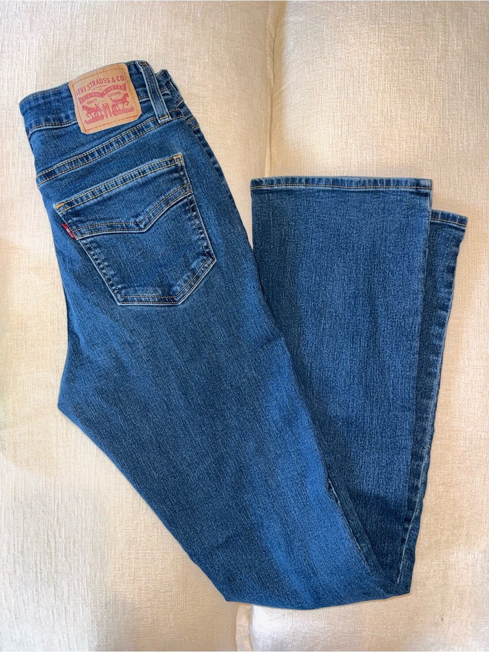 Levi's Women's Straight Leg Jeans - Dark Blue Wash